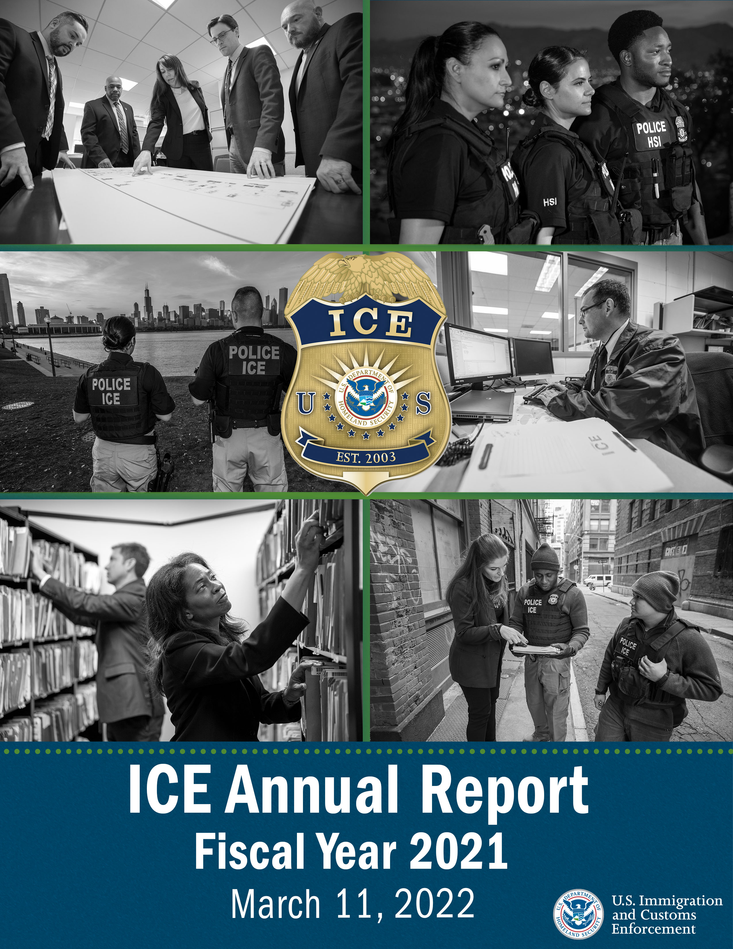 ICE Annual Report Fiscal Year 2021 March 11, 2022